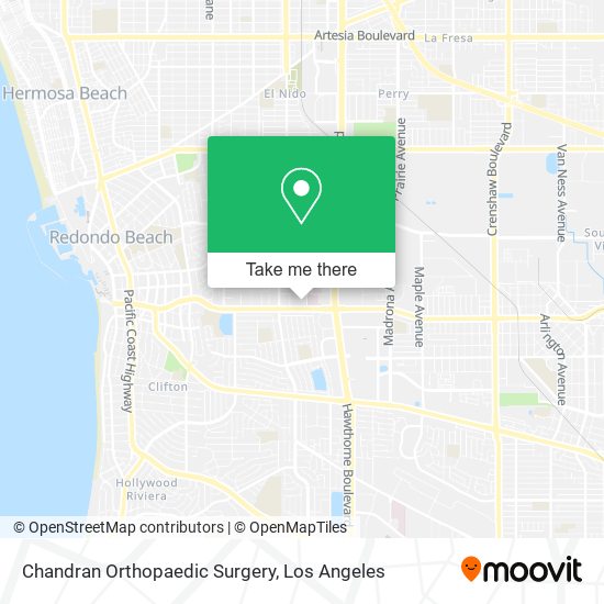 Chandran Orthopaedic Surgery map