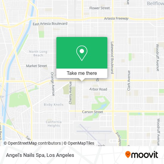 Angel's Nails Spa map