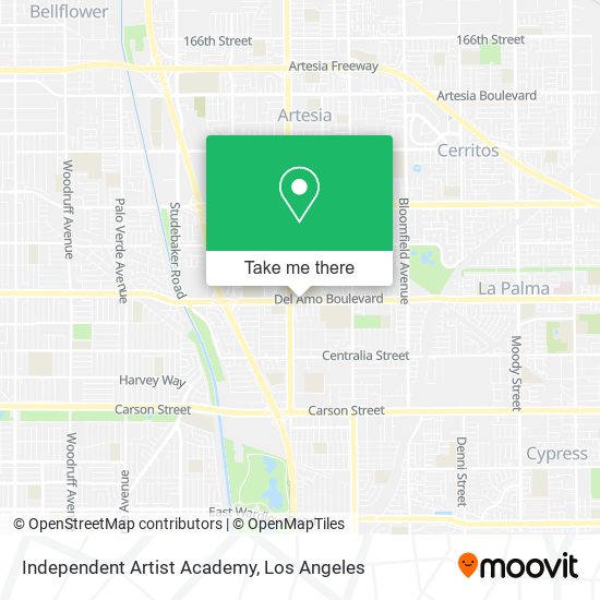 Independent Artist Academy map