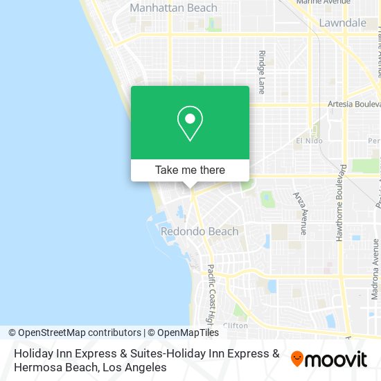 Mapa de Holiday Inn Express & Suites-Holiday Inn Express & Hermosa Beach