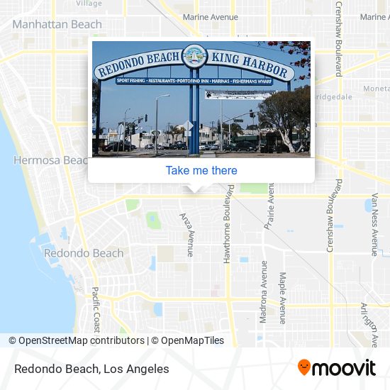 Redondo Beach map