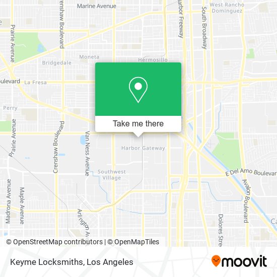 Keyme Locksmiths map