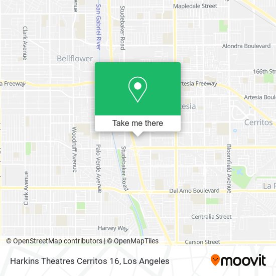 Mapa de Harkins Theatres Cerritos 16