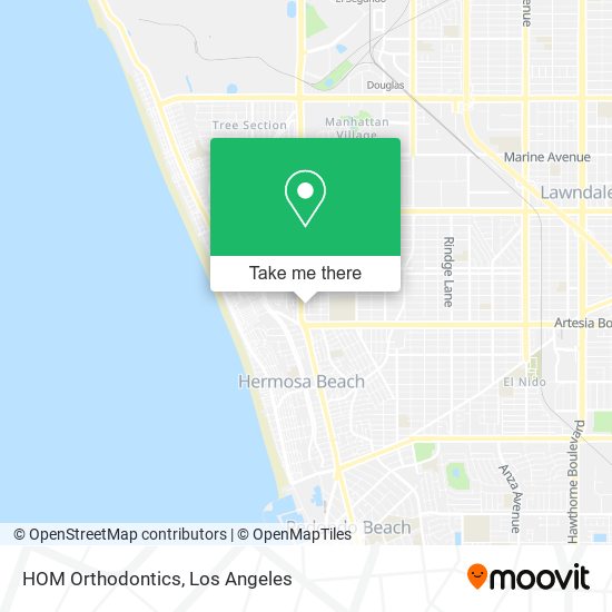 HOM Orthodontics map