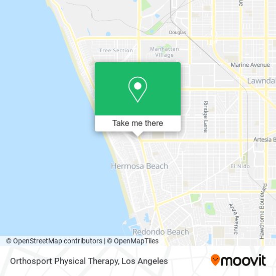 Orthosport Physical Therapy map