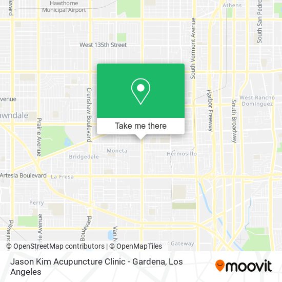 Mapa de Jason Kim Acupuncture Clinic - Gardena