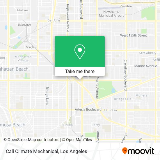 Cali Climate Mechanical map