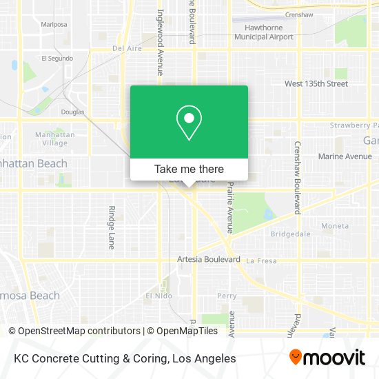 Mapa de KC Concrete Cutting & Coring