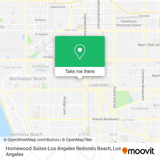 Homewood Suites-Los Angeles Redondo Beach map