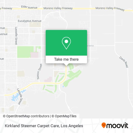 Kirkland Steemer Carpet Care map