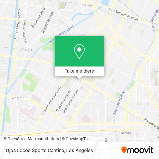 Ojos Locos Sports Cantina map