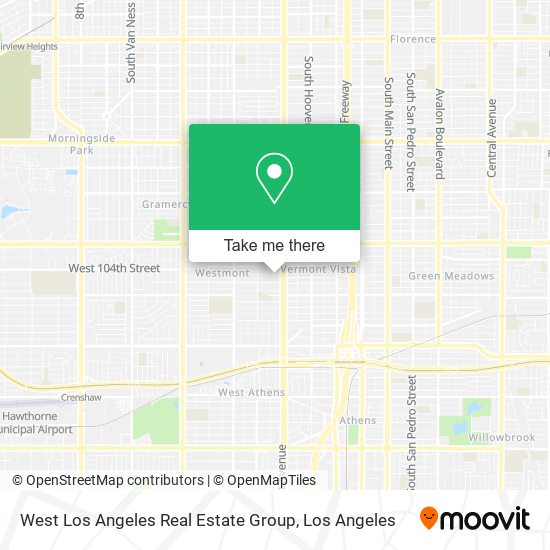 Mapa de West Los Angeles Real Estate Group