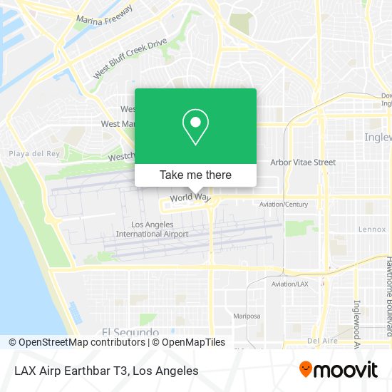 Mapa de LAX Airp Earthbar T3