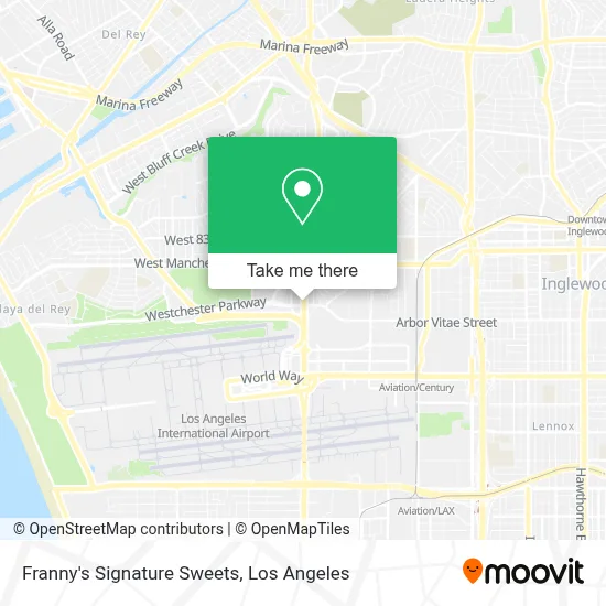 Franny's Signature Sweets map