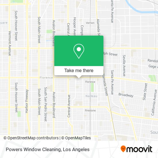 Powers Window Cleaning map