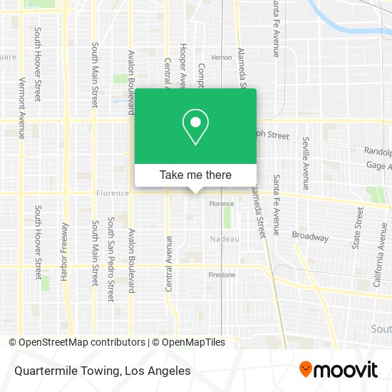 Quartermile Towing map