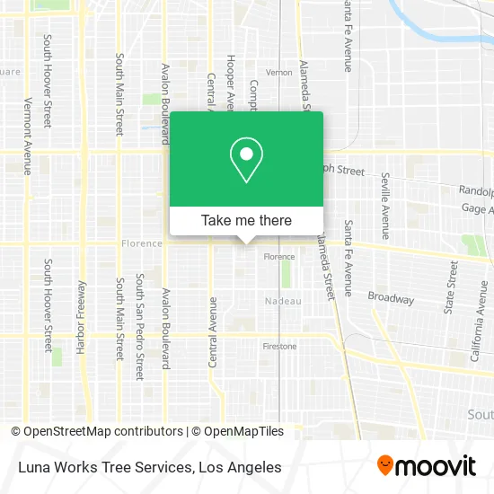 Luna Works Tree Services map