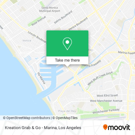 Mapa de Kreation Grab & Go - Marina