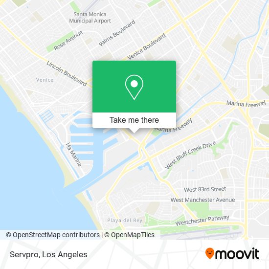 Servpro map