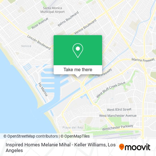 Mapa de Inspired Homes Melanie Mihal - Keller Williams