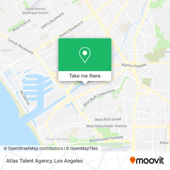 Atlas Talent Agency map