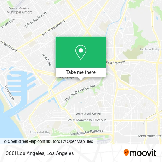360i Los Angeles map
