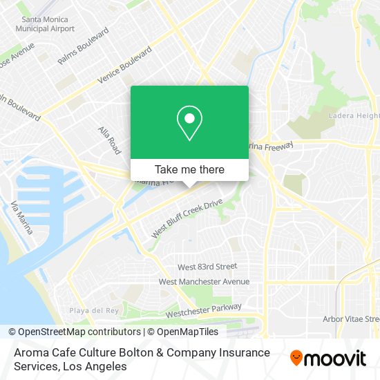 Aroma Cafe Culture Bolton & Company Insurance Services map