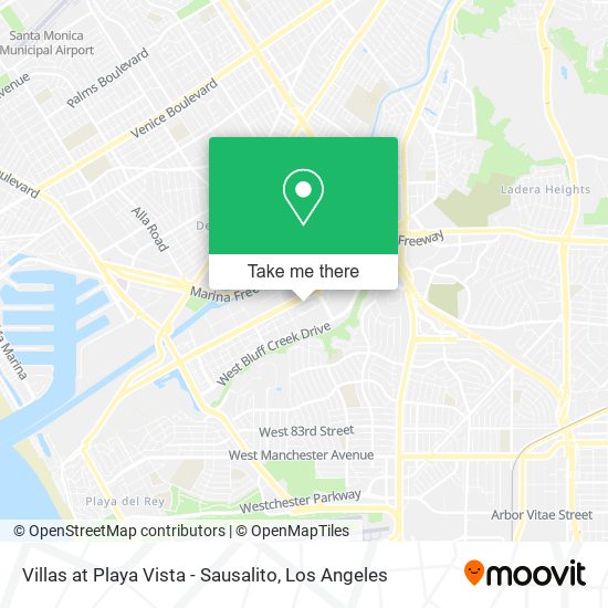 Mapa de Villas at Playa Vista - Sausalito