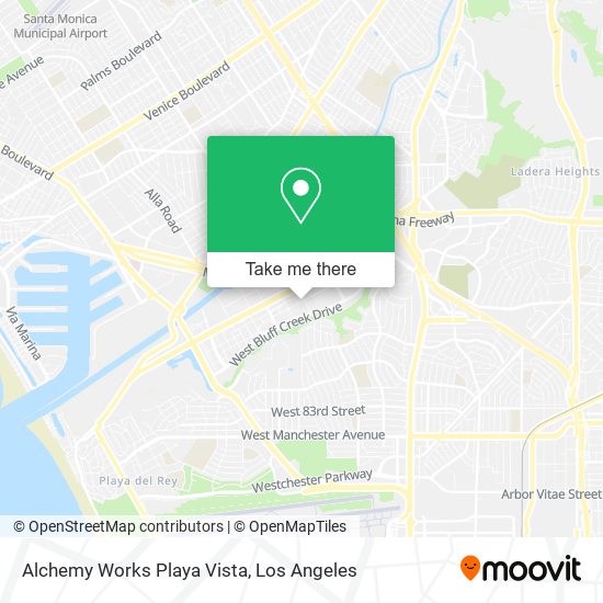 Mapa de Alchemy Works Playa Vista