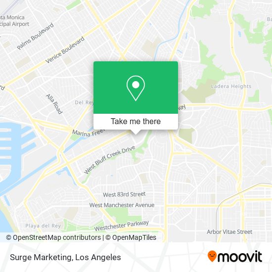 Surge Marketing map