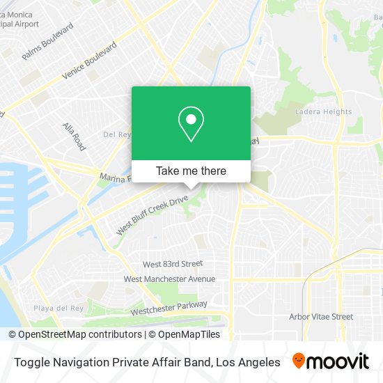 Mapa de Toggle Navigation Private Affair Band