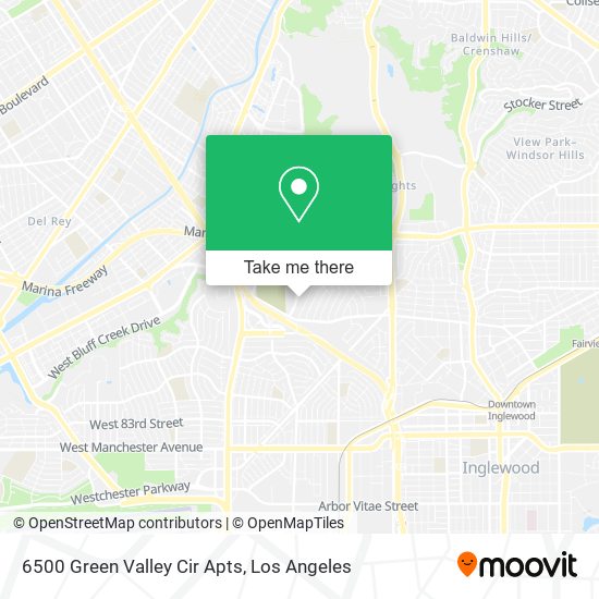 6500 Green Valley Cir Apts map