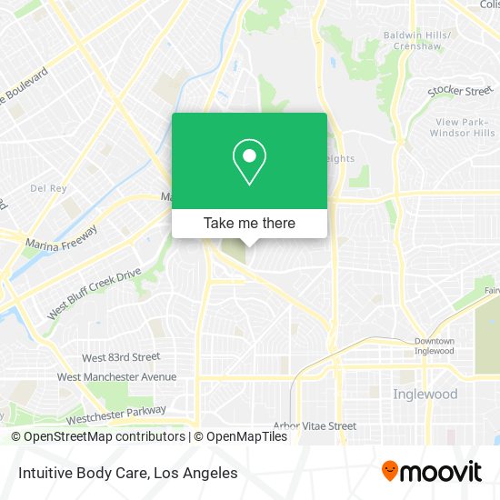 Intuitive Body Care map