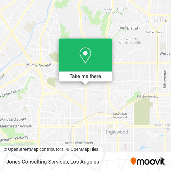 Jones Consulting Services map