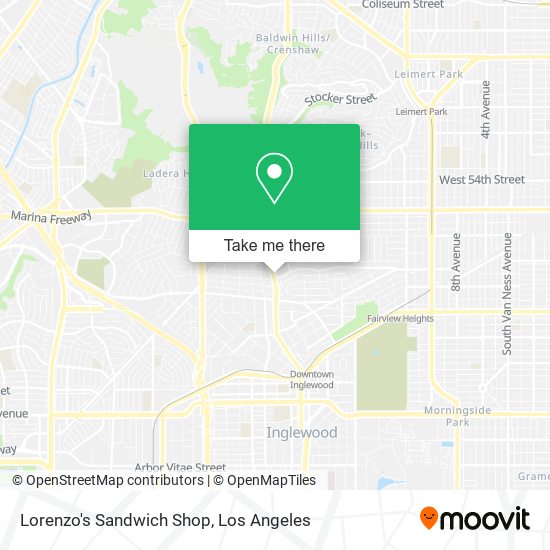 Lorenzo's Sandwich Shop map