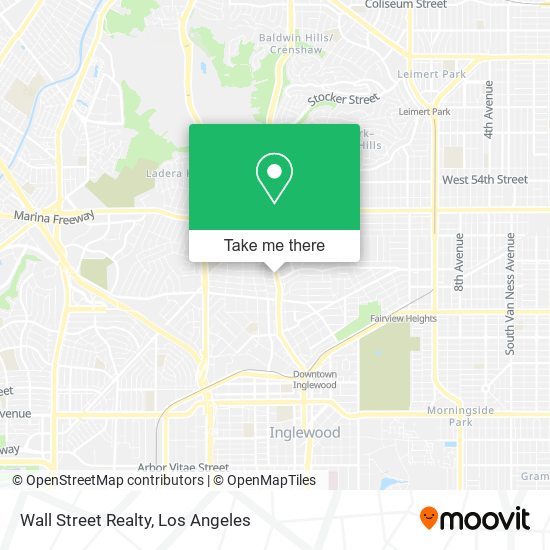 Wall Street Realty map