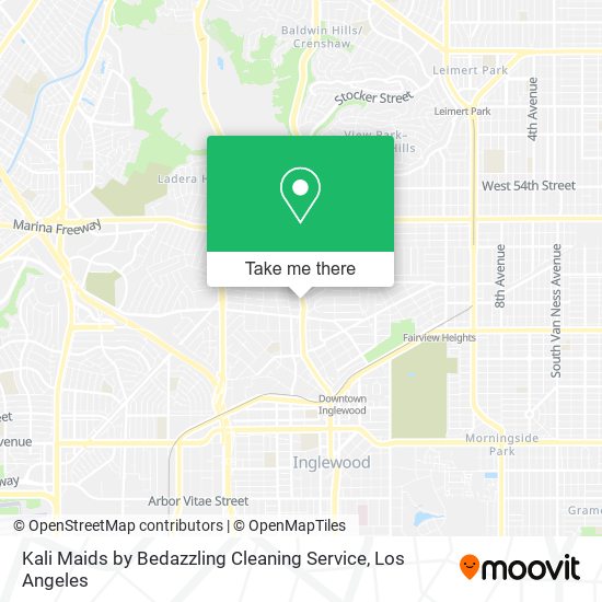 Mapa de Kali Maids by Bedazzling Cleaning Service