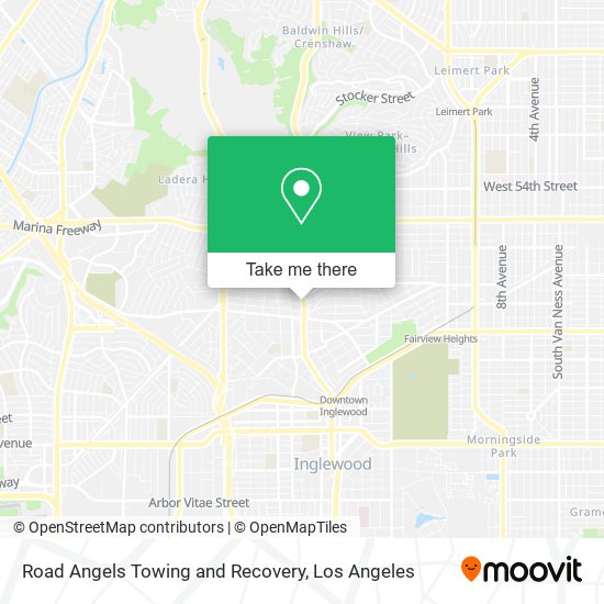 Mapa de Road Angels Towing and Recovery