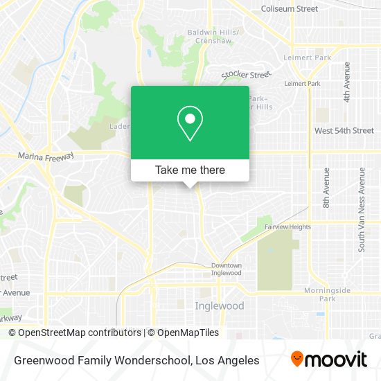 Mapa de Greenwood Family Wonderschool