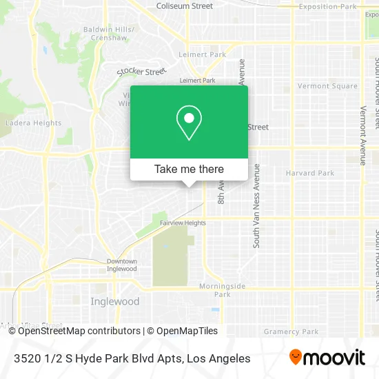 3520 1/2 S Hyde Park Blvd Apts map