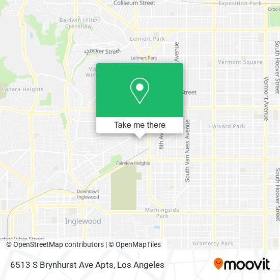 6513 S Brynhurst Ave Apts map