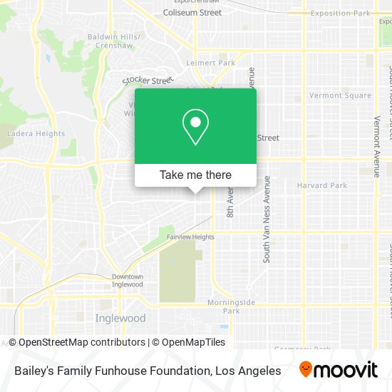 Bailey's Family Funhouse Foundation map