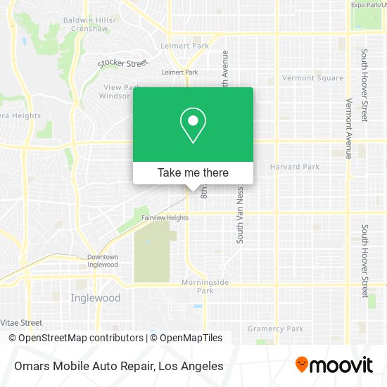 Omars Mobile Auto Repair map