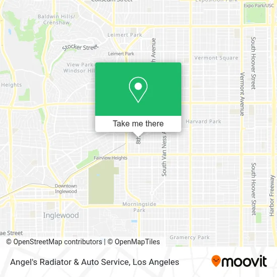 Angel's Radiator & Auto Service map