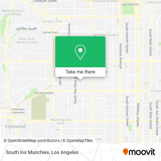 South los Munchies map