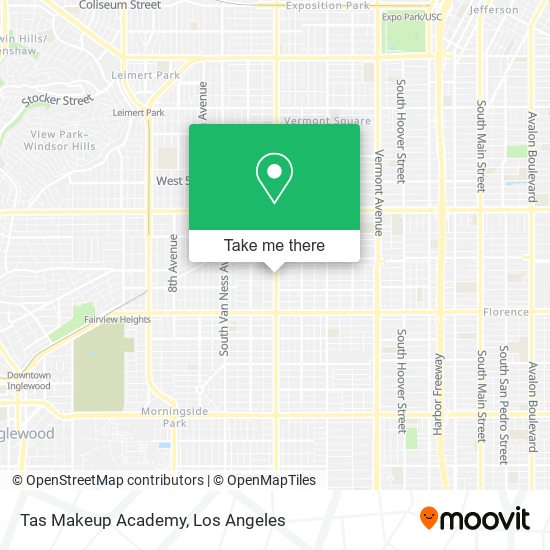 Tas Makeup Academy map