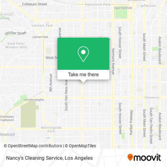 Mapa de Nancy's Cleaning Service