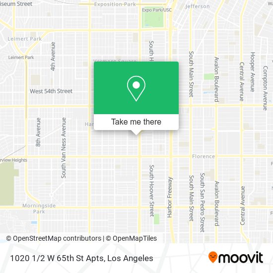 1020 1/2 W 65th St Apts map