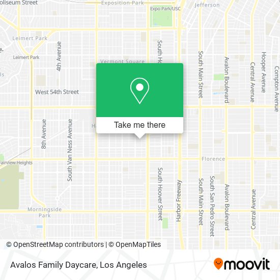 Avalos Family Daycare map