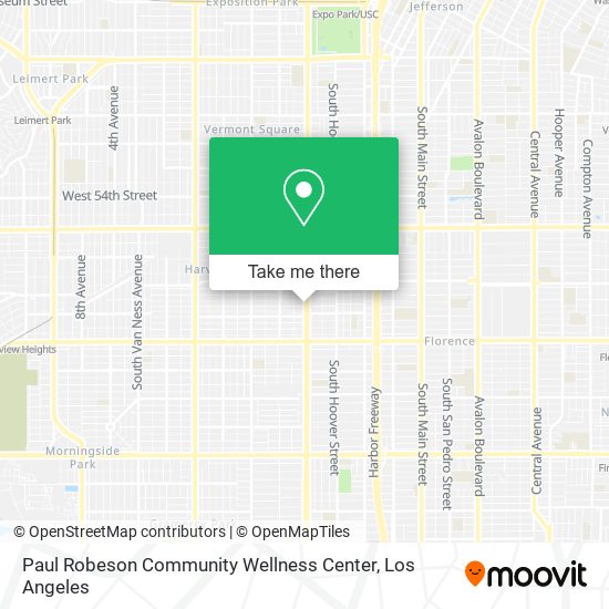Paul Robeson Community Wellness Center map